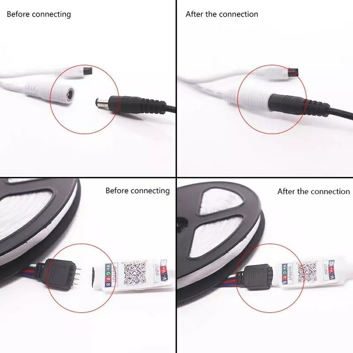 Kit Bandă Led Cu Telecomandă RGB, 300 LED-uri /Lungime 5Metri