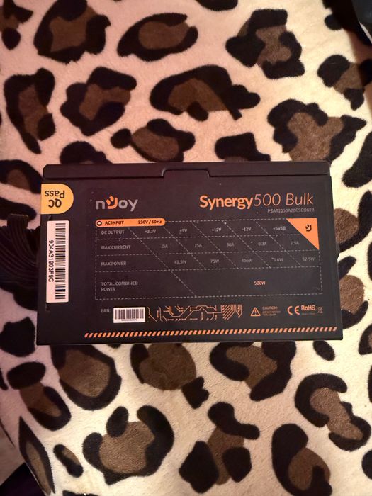 Sursă nJoy Synergy 500W – stare bună, funcțională