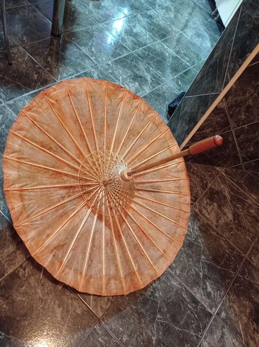 umbrela din bambus - decor