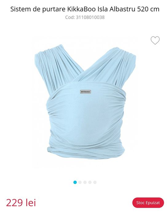 Sistem purtare bebe Kikkaboo