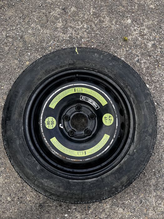 Roata rezerva ingusta "slim" Mercedes 16 inchi - 125/90 R16 - Originala
