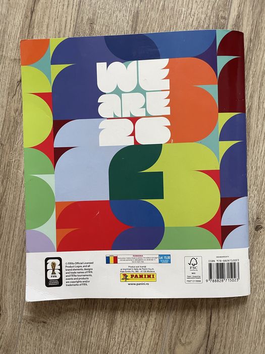Vând album soft cover Panini WC 2026, 99,99% finalizat