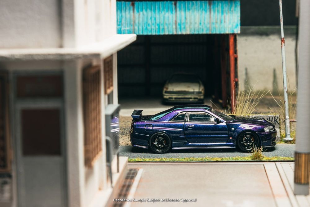 Tarmac x Ignition Mogeл - Nissan NISMO Skyline R34 Z- Tune Midnight Purple
