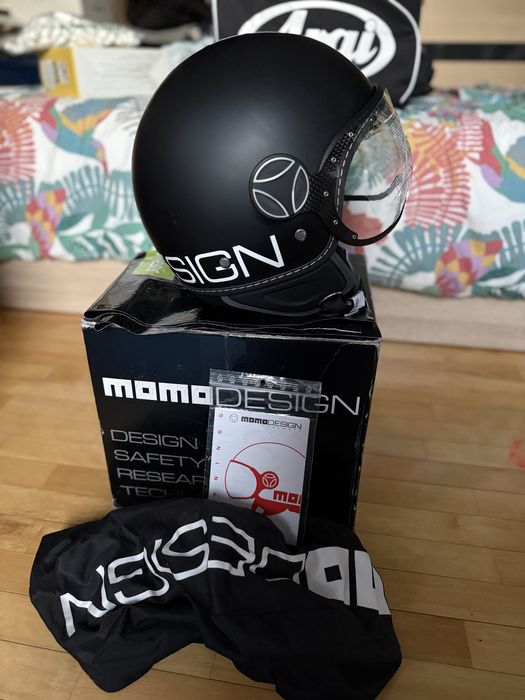 HJC RPHA-Jet - S + Momo Design Jet FGHTR - M