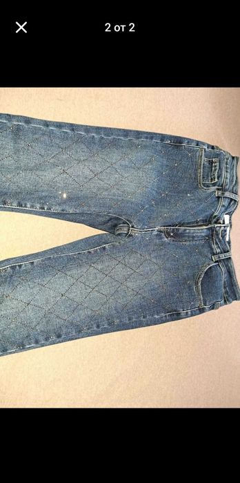 Дамски дънки с капси