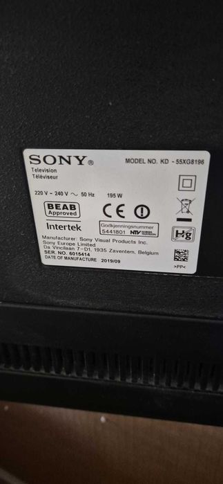 TV Sony Bravia 4K 139 CM Smart UltraHD