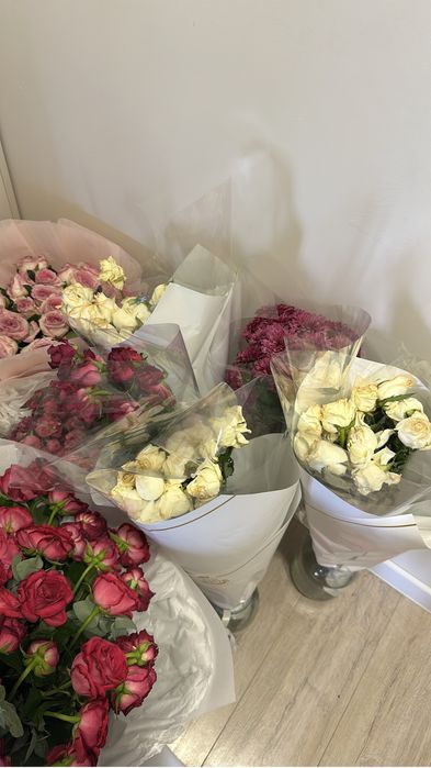 букеты цветов разные