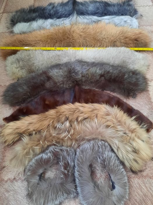 Воротник песец, норка, разные