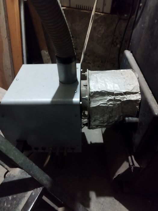 Горелка на пелети