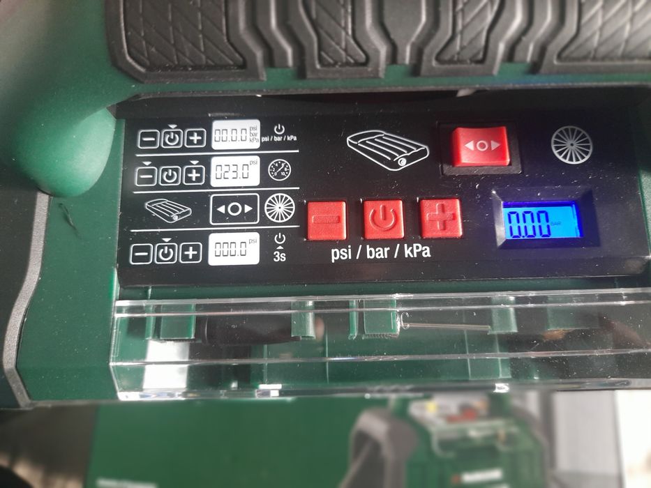 Compresor, pompa aer pe acumulator 20v parkside