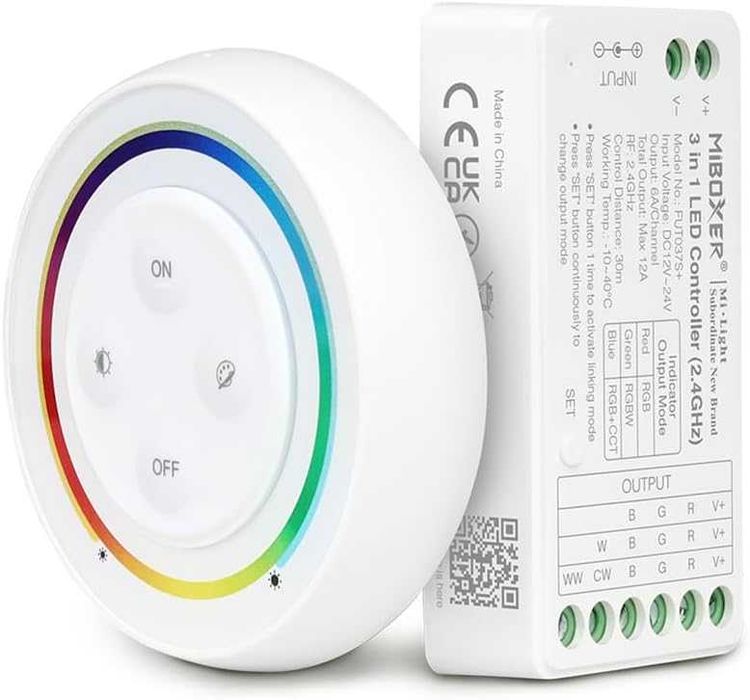 Controler LED RGBW  3-în-1, NOU, Factura