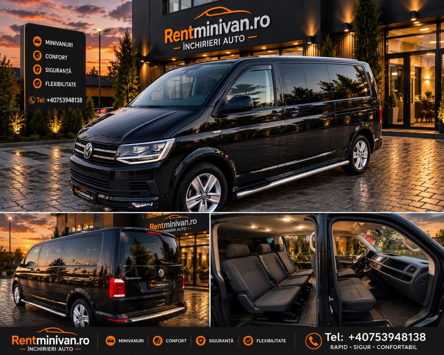 Inchiriez Van /Minibus Rent  a car/8+1/, Volkswagen Caravelle T 6 Automat
