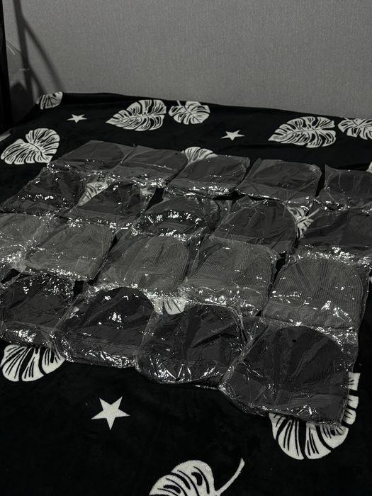 Мужская / Женская шапка Бини (Новая) — Черная и Серая (Астана)