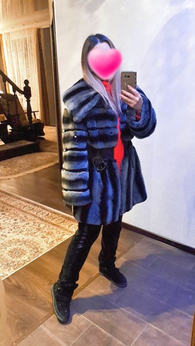 Шикарная натуральная  шуба