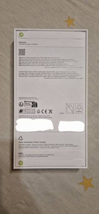 iPhone 17 Air - Sky Blue - 256 GB