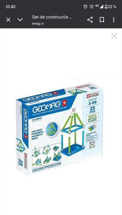 Constructor magnetic Geomag