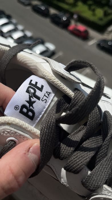 Bape Sta White Silver