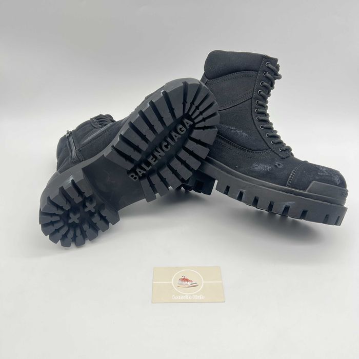 Balenciaga Strike Boot Black