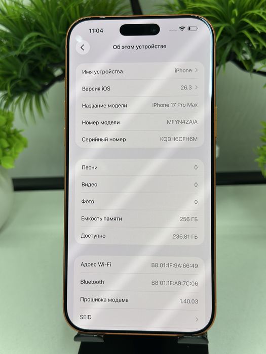 Iphone 17 Pro Max 256 gb