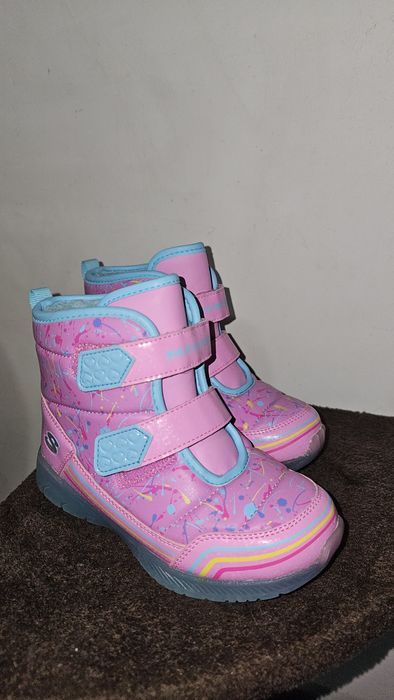 Ghete Skechers S light impermeabilie imblabite si cu luminite mar 27