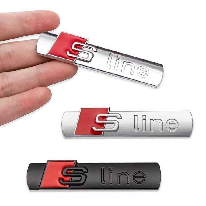 Надпис/Емблема  S Line метални 4-цвята