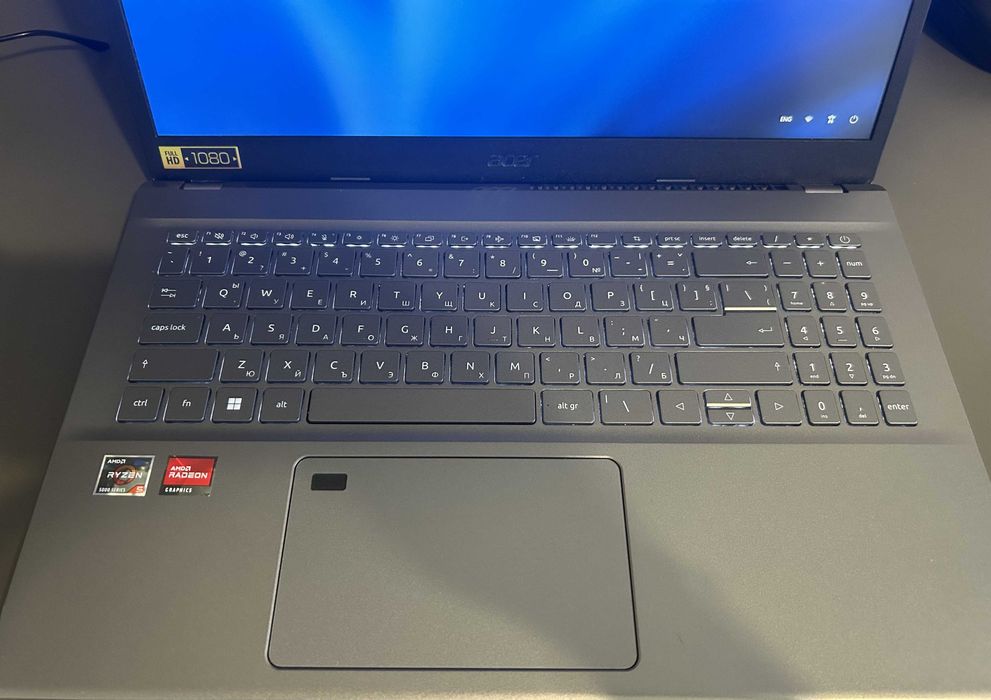 Използван сив лаптоп Acer Aspire 5 A515-47 / Ryzen 5 5625U / 32GB RAM / 512GB SSD
