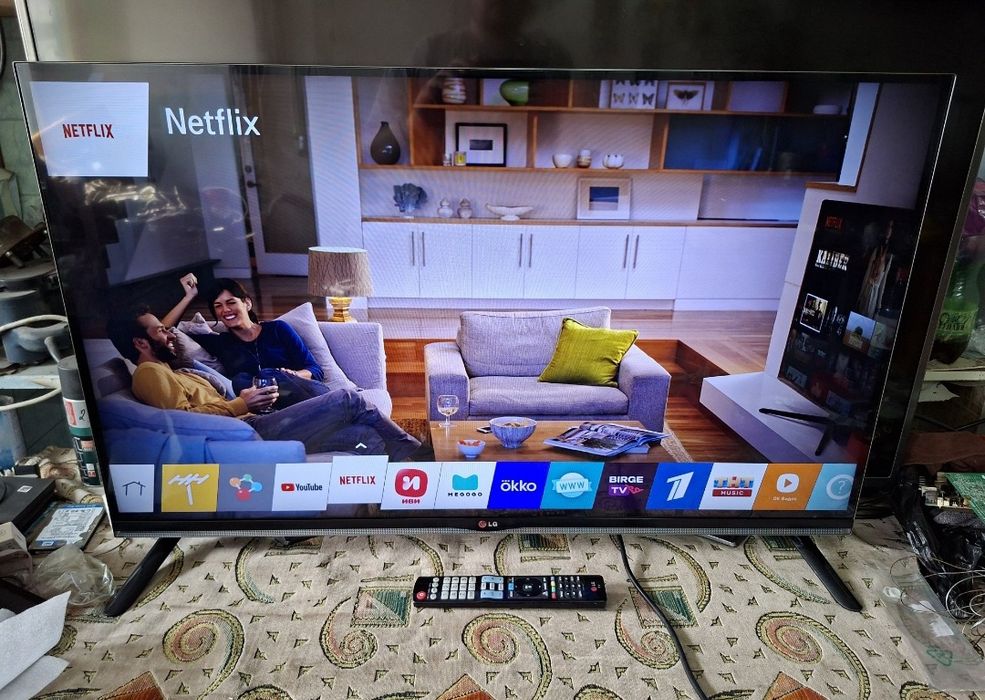 LG 106 см smart tv телевизор