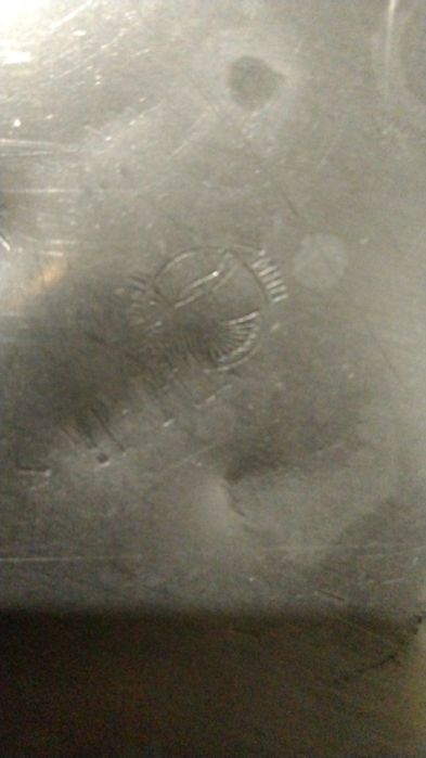 Мельхиоровый поднос советского периода.