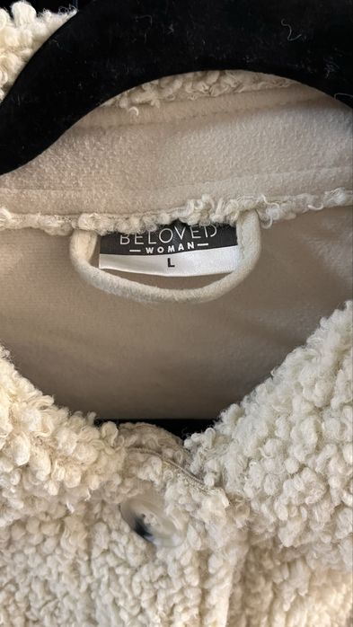 Jacheta teddy , imitatie banita marime L