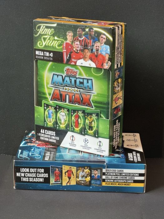 2 Cutii Mega Tin - Sigilate - Topps Match Attax - 2024/2025