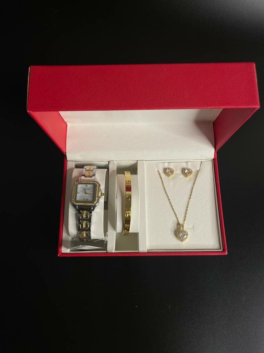 Женские часы, Подарки для девушек, Набор для девушек,Часы с браслетами