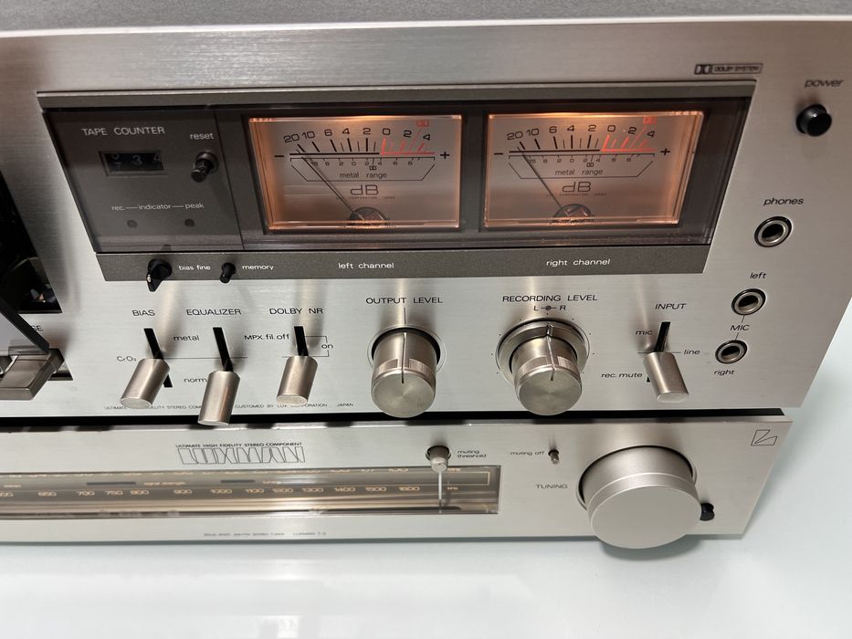 Deck Luxman K-5 si Tuner Luxman T2