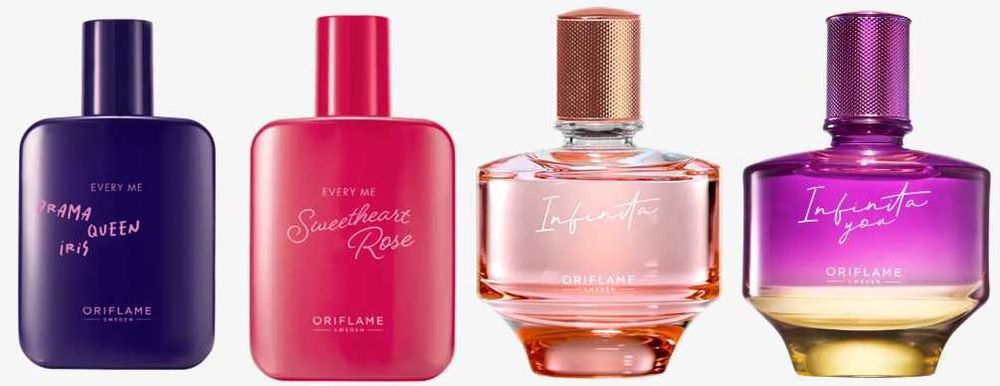ORIFLAME-Love Potion,Eclat,Infinita,Giordani,Amber,Divine