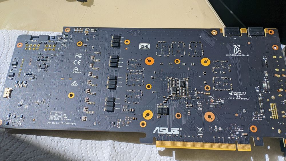 Видеокарта Nvidia GTX 1080 Asus rog strix