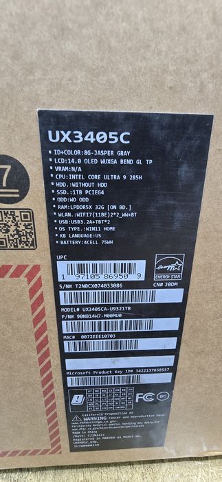 ASUS Zenbook UX3405C