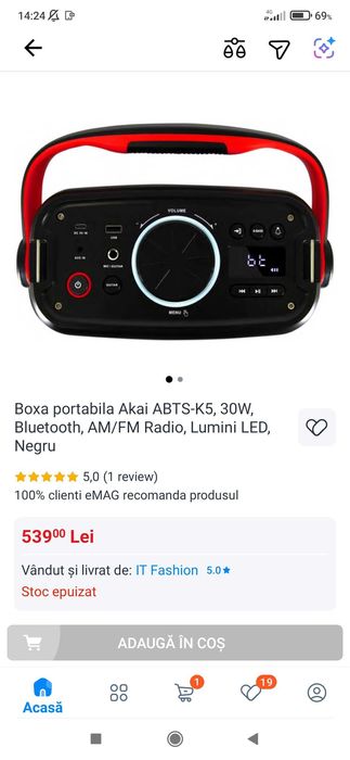 Boxa Akai ABTS-K5