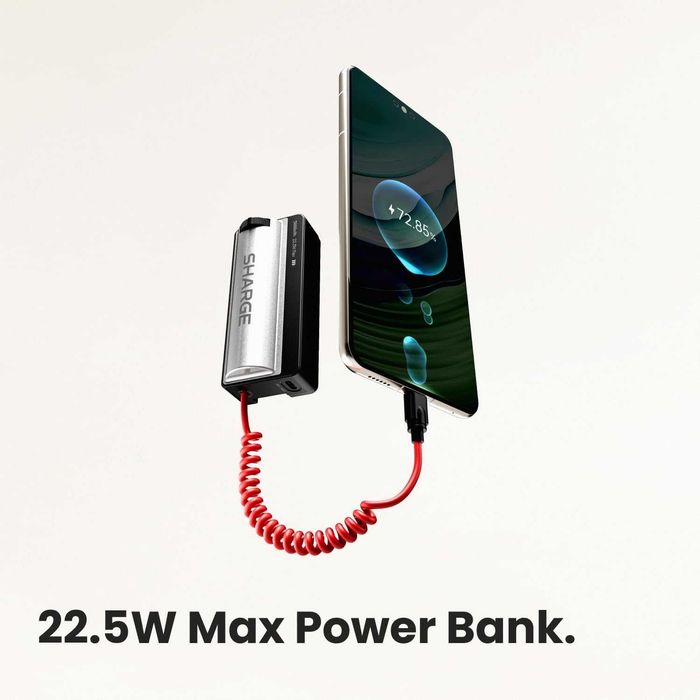 Външна батерия Sharge Grip с безжично управление на камерата, 5000 mAh