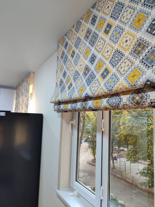 Римские шторы готовы к изготовлению.