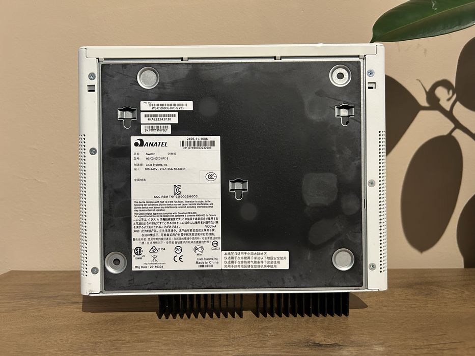 Cisco Catalyst WS-C3560CG-8PC-S – 8× Gigabit PoE+ суич