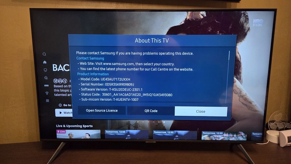 SmartTV Samsung 4k 108cm