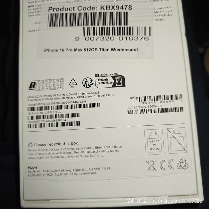 iPhone 16 Pro Max 512