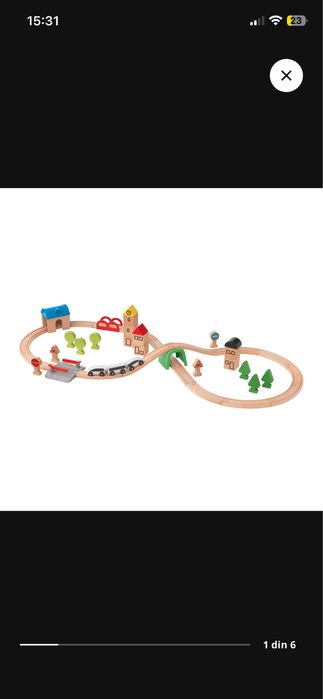 Sine de tren din lemn