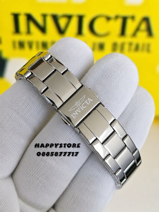 INVICTA Mother of pearl Silver white dial 38 mm, Инвикта нов дамски часовник