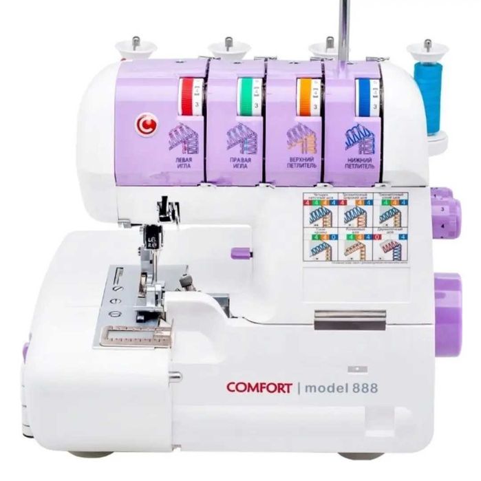 Изделия марок Janome, Comfort, Necchi, Merrylock...
