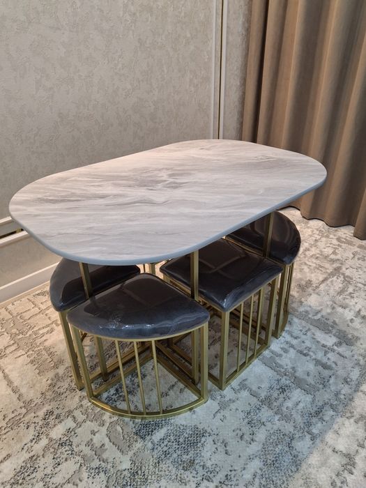 Ошхона учун шинами стол стуллар топлами