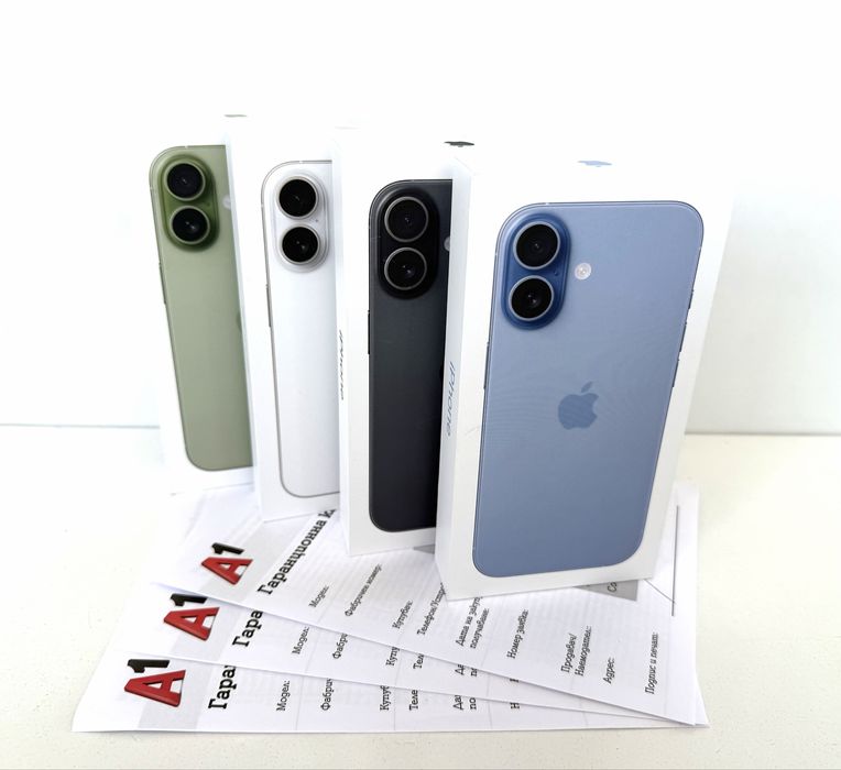 НОВ! iPhone 17 256GB Black / White / Sage / Blue / Lavender 2г.ГАРАНЦИЯ!