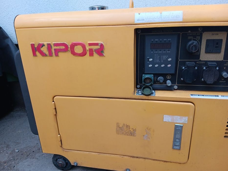 Generator Kipor, diesel, 45 ore de funcționare