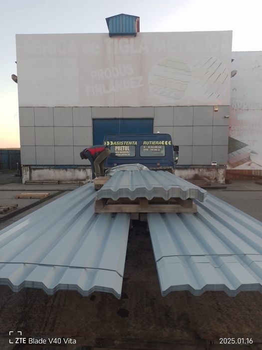 Tabla cutată H35 – 6.2m – grosime 0.5mm