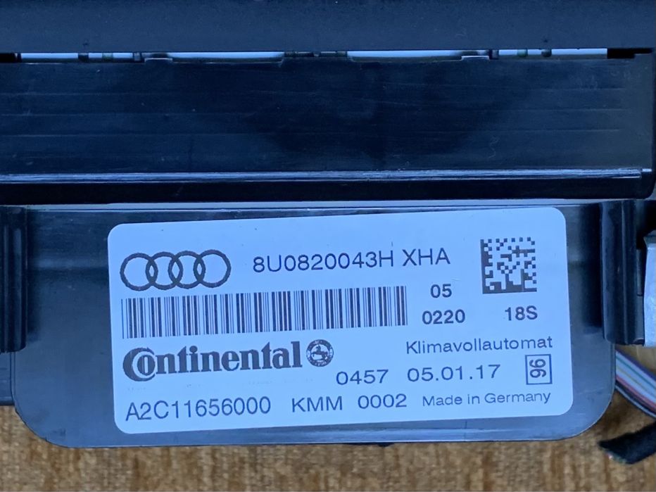 Panou clima / Climatronic Audi Q3 8U : 8U0820043H