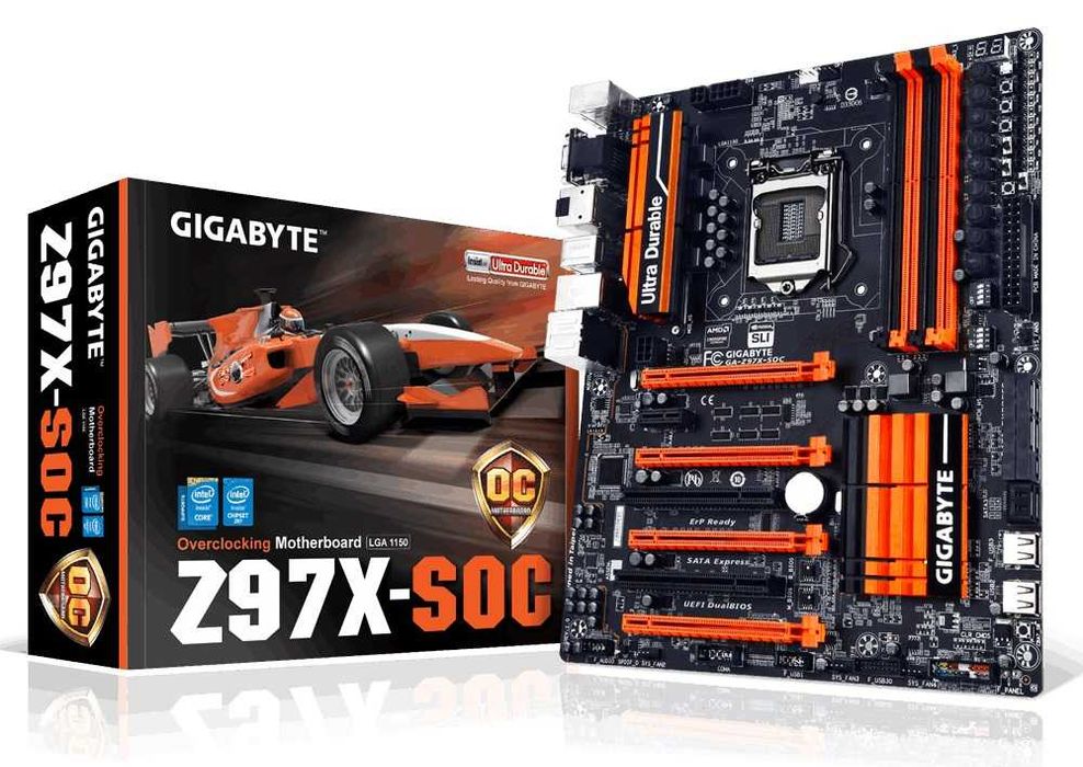 Дъно Дънна платка GIGABYTE GA-Z97X-SOC 1150 DDR3 OVERCLOCK